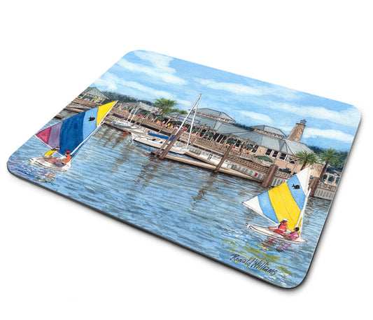 Mouse Pad - Ronald Williams Bald Head Island Marina