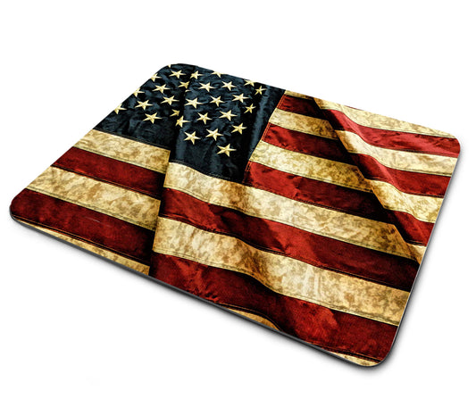 Mouse Pad - Flowing American Flag Old Glory