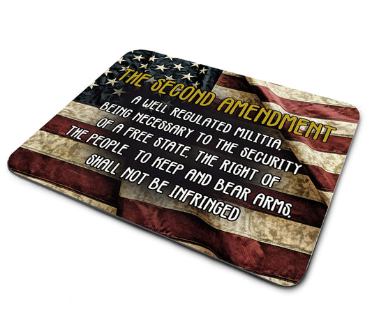 Mouse Pad - The Second Amendment A Well Regulated Militia