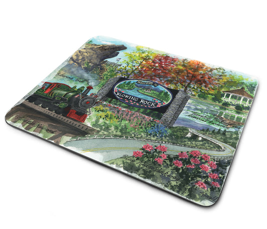 Mouse Pad - Ronald Williams Blowing Rock NC Mountain Collage