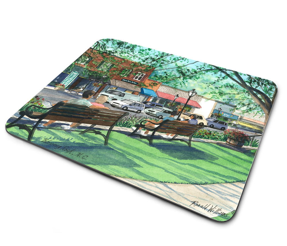 Mouse Pad - Ronald Williams Blowing Rock NC Main Street