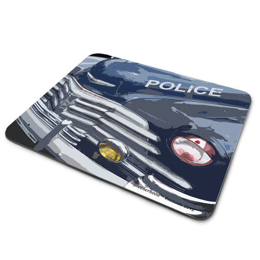 Mouse Pad - Vintage Chevrolet Police Car