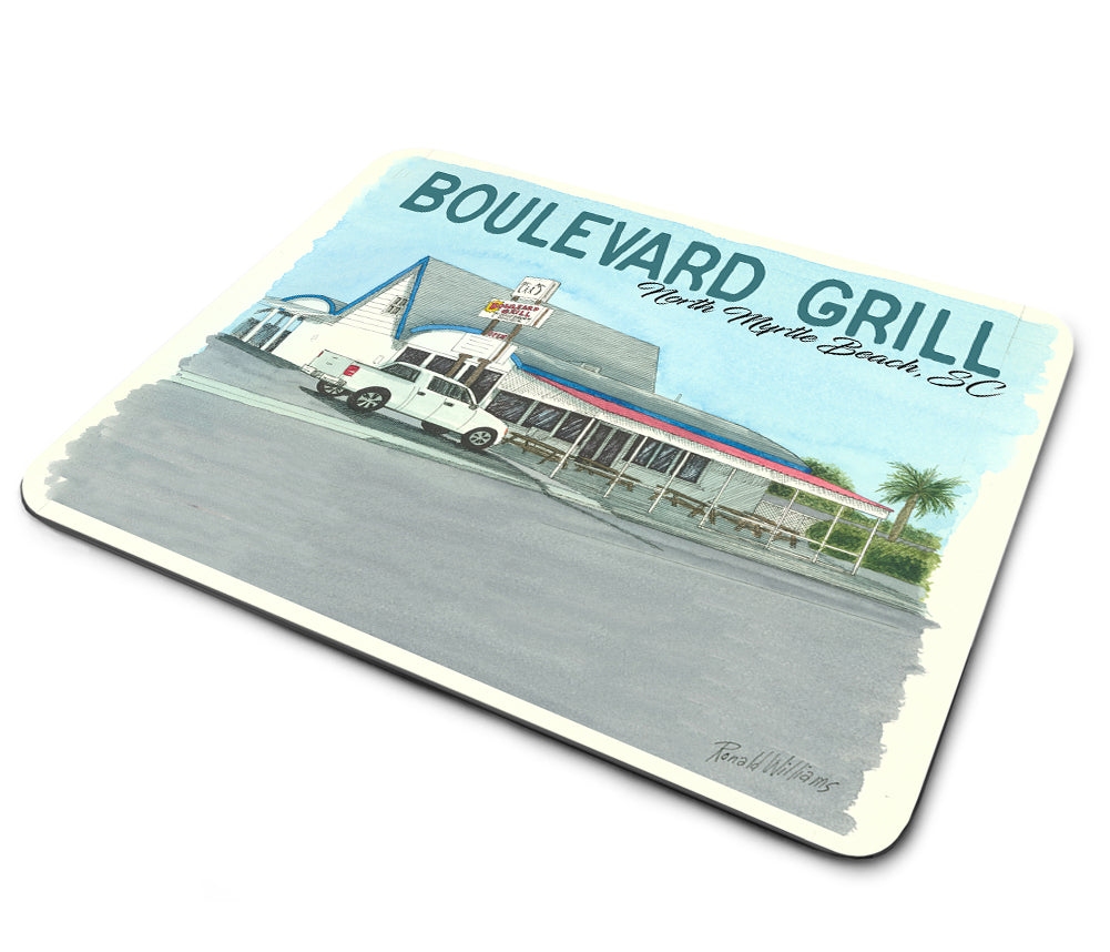 Mouse Pad - Ronald Williams Boulevard Grill N Myrtle Beach SC