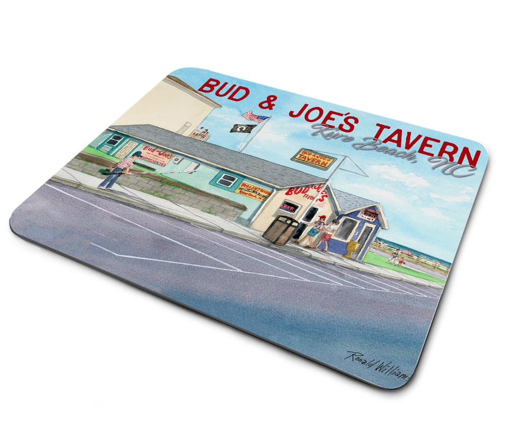 Mouse Pad - Ronald Williams Bud and Joe's Tavern Kure Beach NC