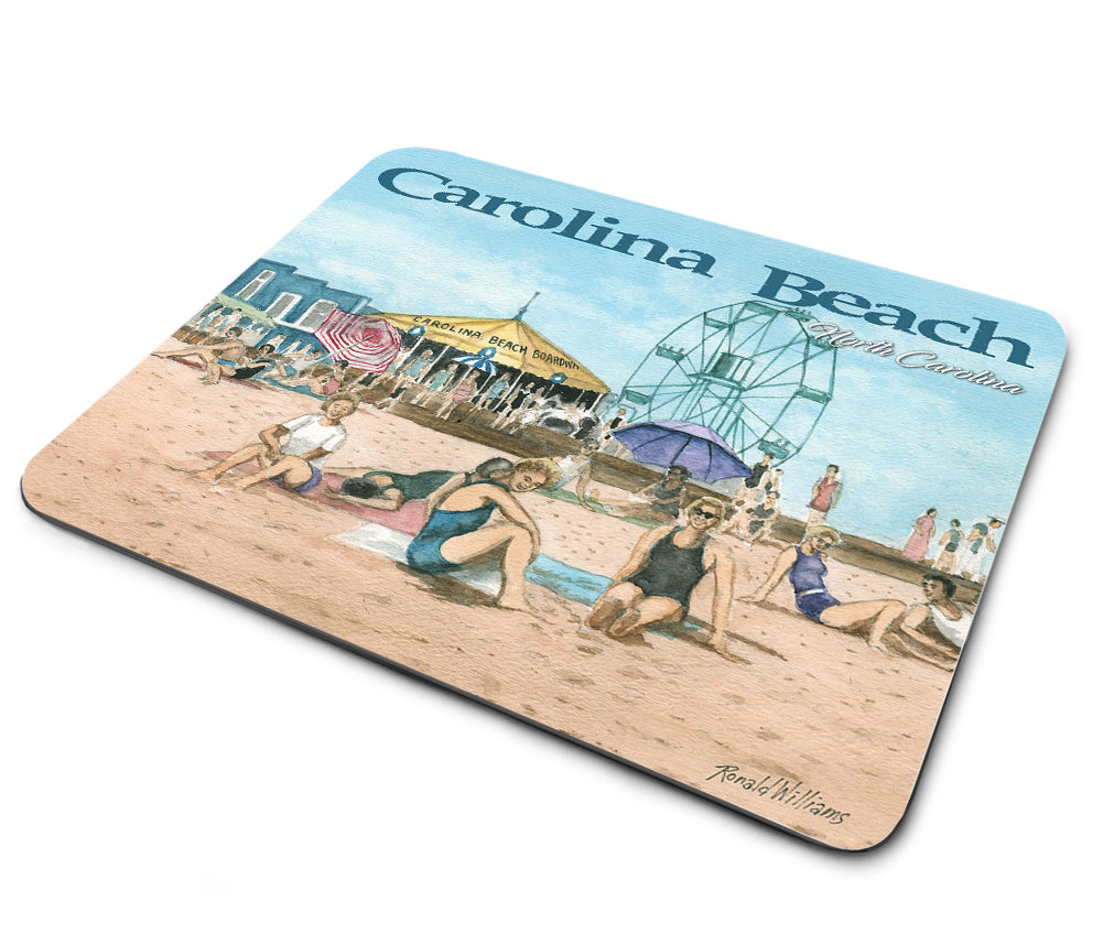 Mouse Pad - Ronald Williams Carolina Beach NC Boardwalk and Rides