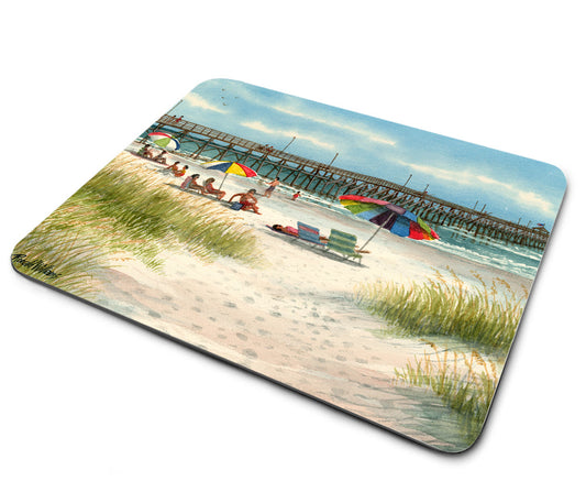 Mouse Pad - Ronald Williams Myrtle Beach SC 14th Street Fishing Pier