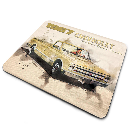 Mouse Pad - 1967 Chevy Custom Sport Truck Classic Truck