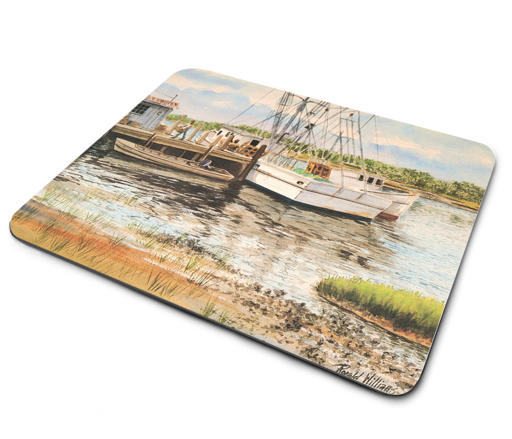 Mouse Pad - Ronald Williams Shrimp Boats The Days Catch