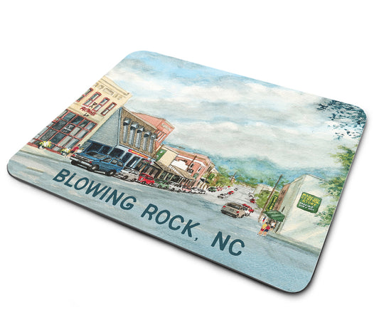 Mouse Pad - Ronald Williams Blowing Rock NC Downtown Main Street