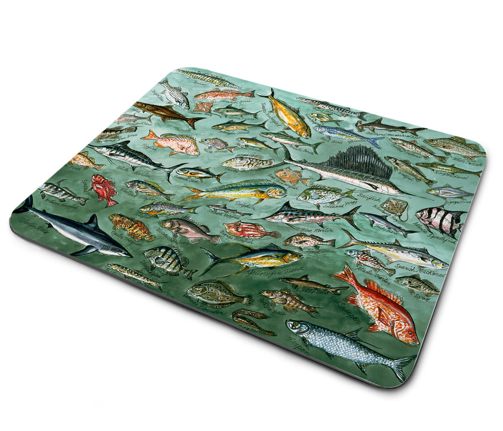 Mouse Pad - Ronald Williams Atlantic Ocean Fish Species