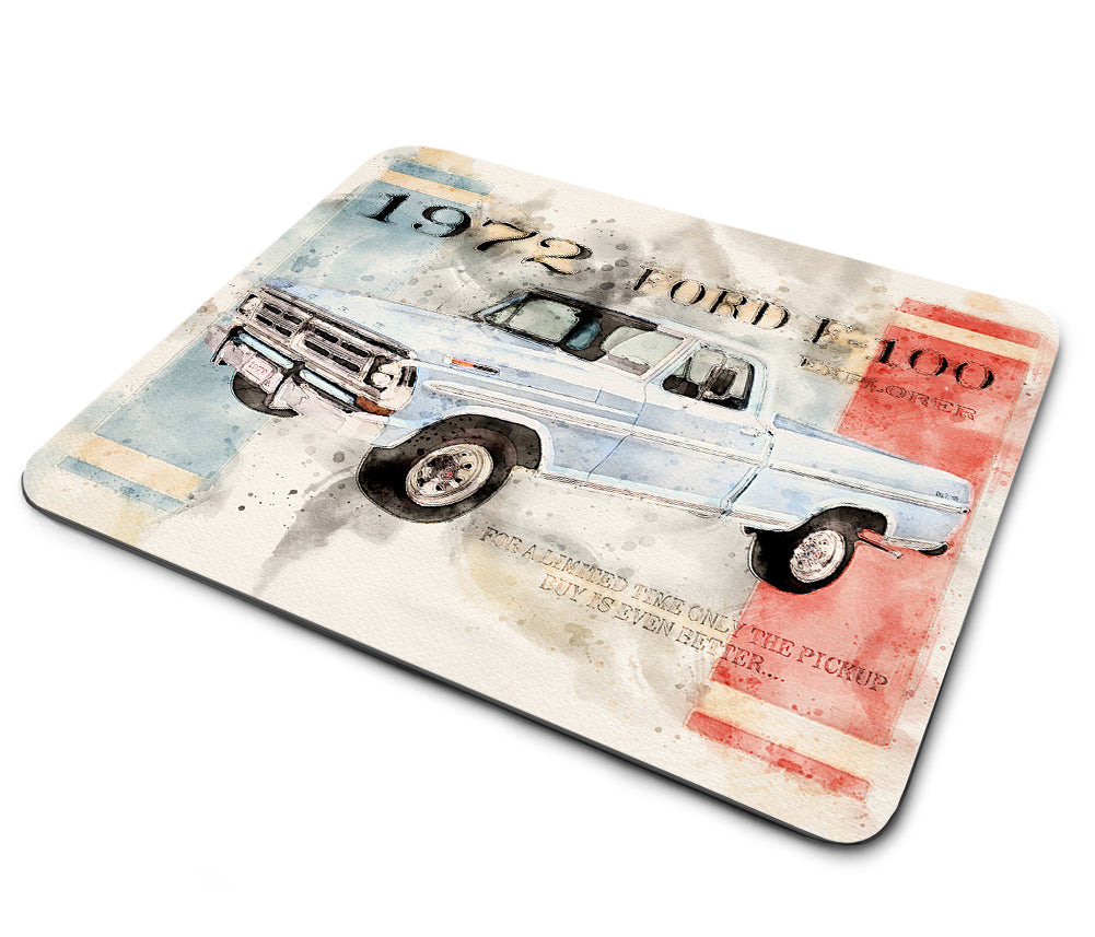 Mouse Pad - 1972 Ford F-100 Classic Truck