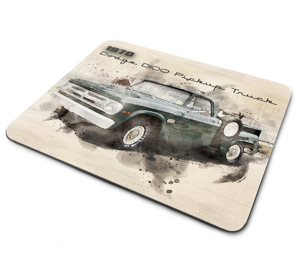 Mouse Pad - 1970 Dodge D100 Classic Truck