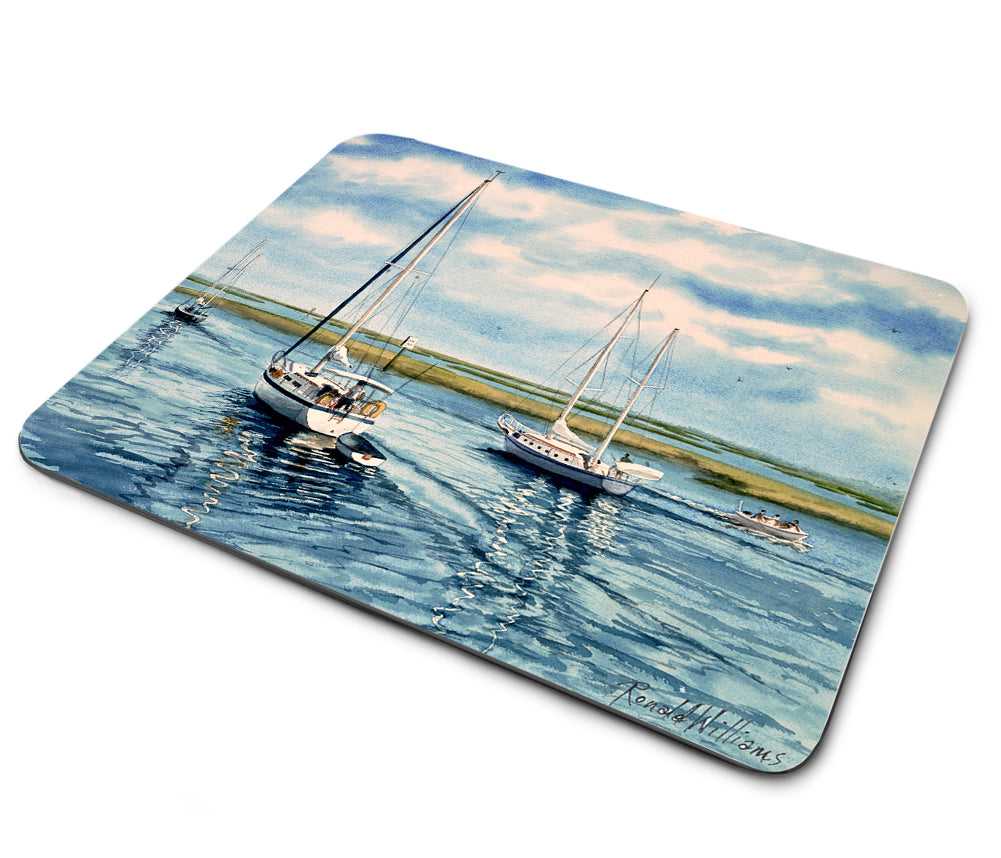 Mouse Pad - Ronald Williams Coastal Inlet Heading Out