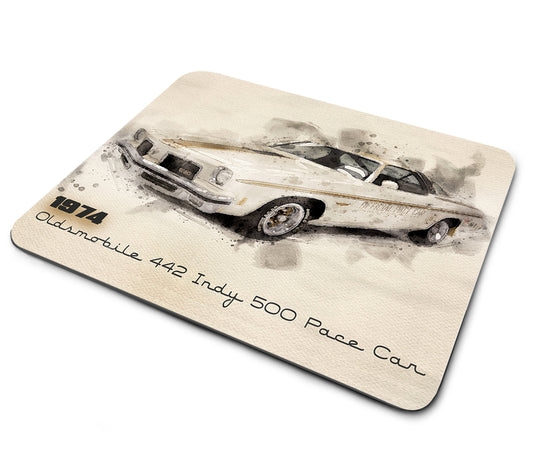 Mouse Pad - 1974 Oldsmobile 442 Indy 500 Pace Car Classic Car