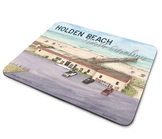 Mouse Pad - Ronald Williams Holden Beach North Carolina Fishing Pier