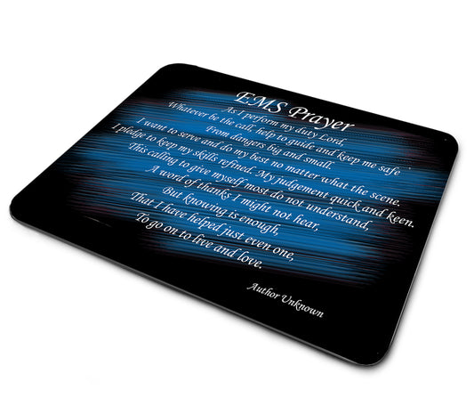 Mouse Pad - Emergency Medical Services Prayer EMS Prayer