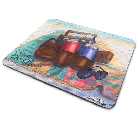 Mouse Pad - Ronald Williams I Love Beach Music On The Beach