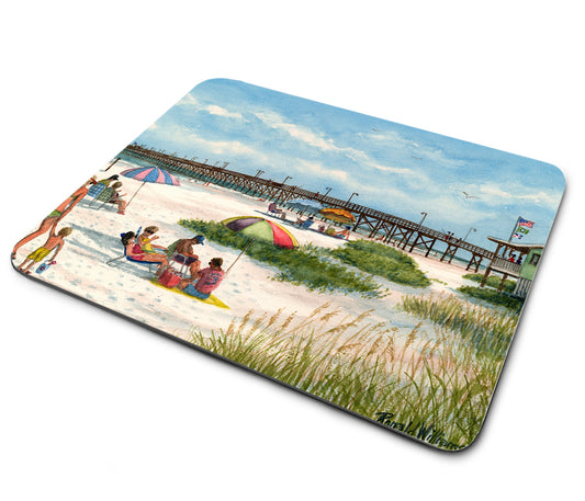 Mouse Pad - Ronald Williams Oak Island NC Fishing Pier