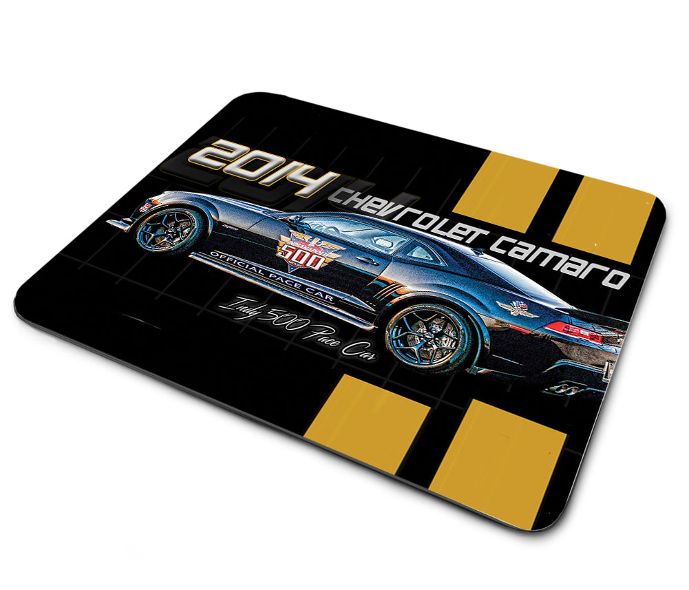 Mouse Pad - 2014 Chevy Camaro Indy 500 Pace Car Classic Car