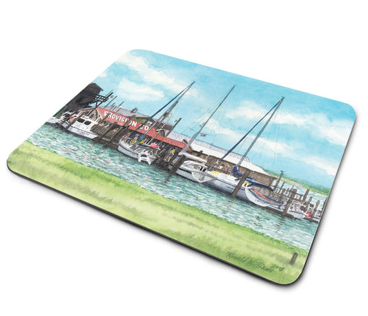 Mouse Pad - Ronald Williams Provision Company of Southport NC Waterway