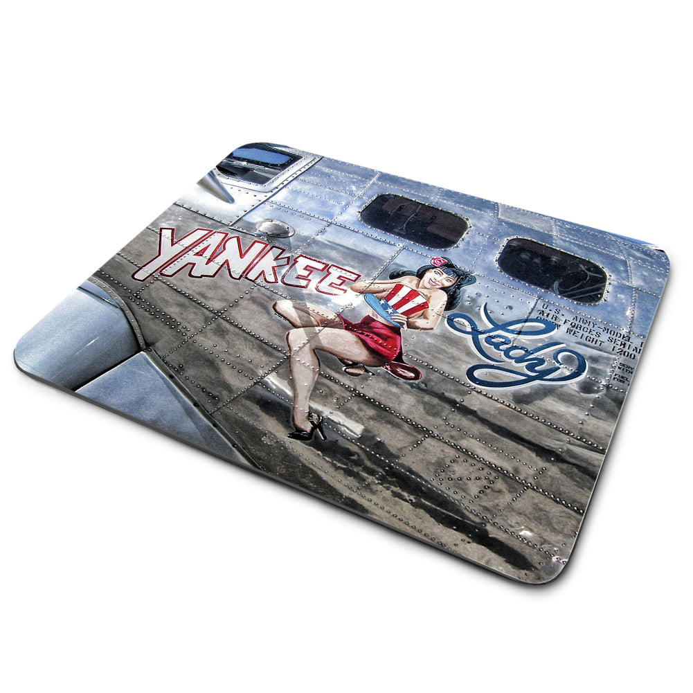 Mouse Pad - United States Air Force Nose Art Yankee Lady – eiznek.com