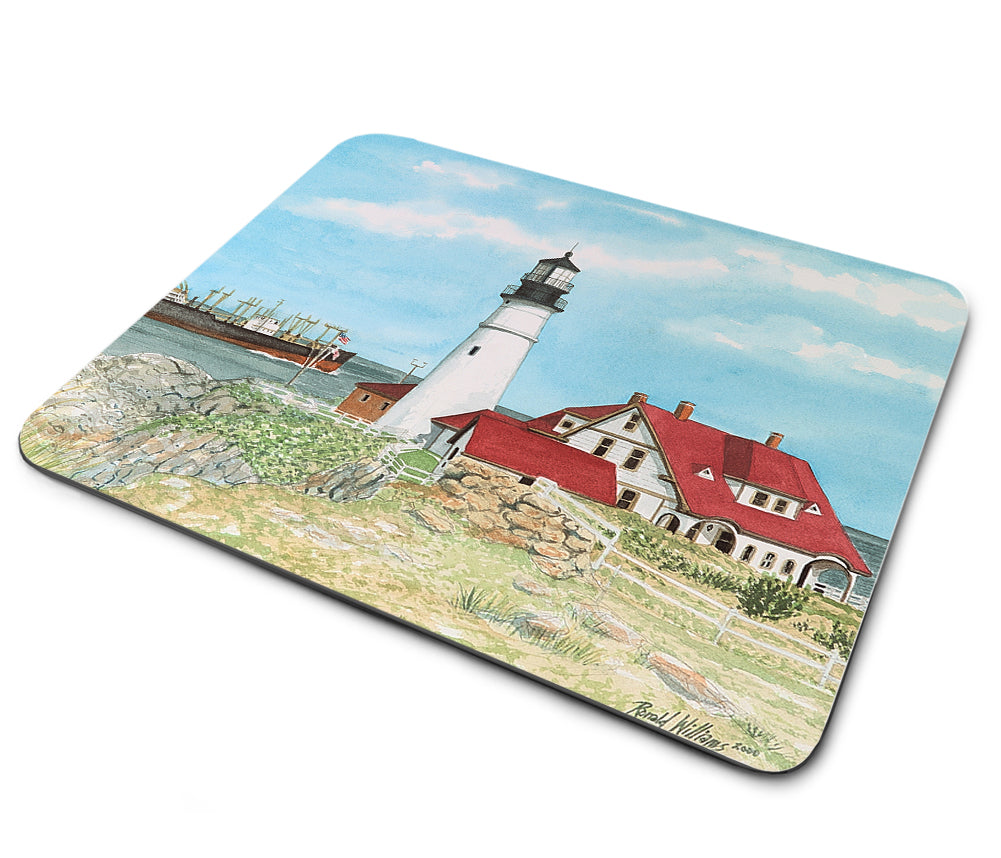 Mouse Pad - Ronald Williams Portland Maine Light House