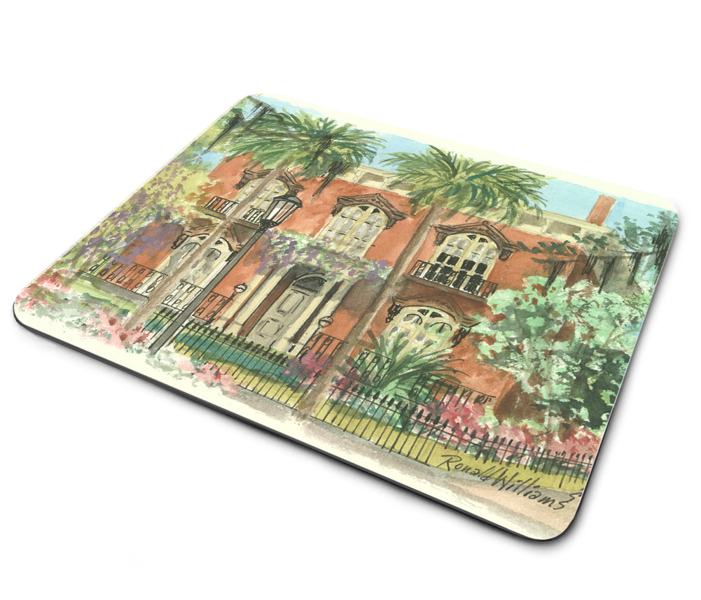 Mouse Pad - Ronald Williams Mercer House Savannah Ga.