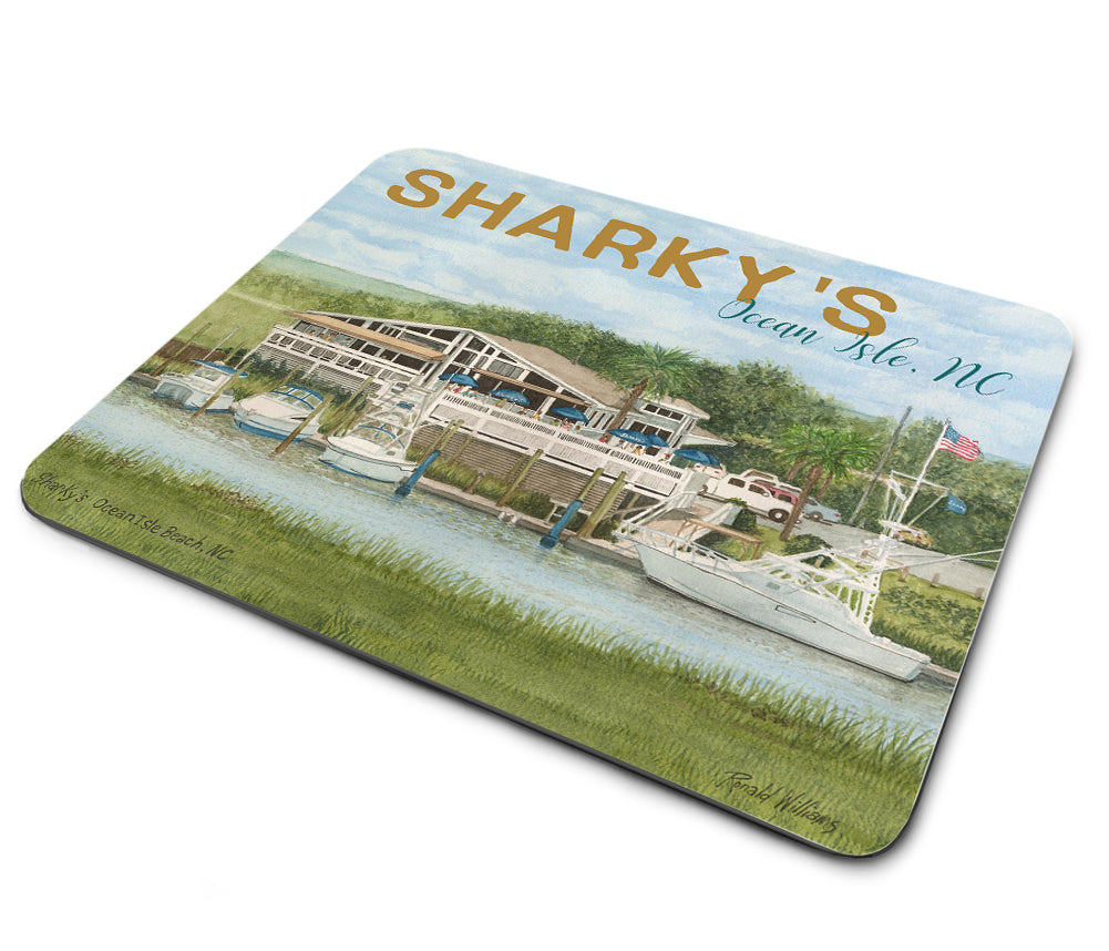 Mouse Pad - Ronald Williams Sharkey's Ocean Isle North Carolina