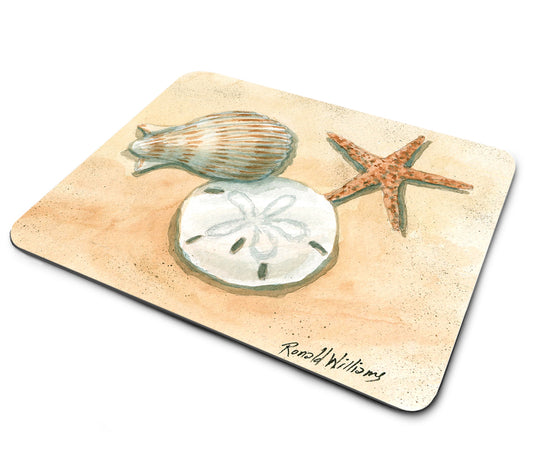 Mouse Pad - Ronald Williams Sea Shells On Beach