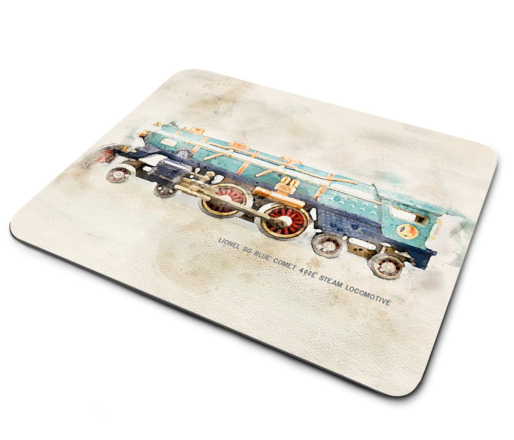 Mouse Pad - Lionel Train Blue Comet