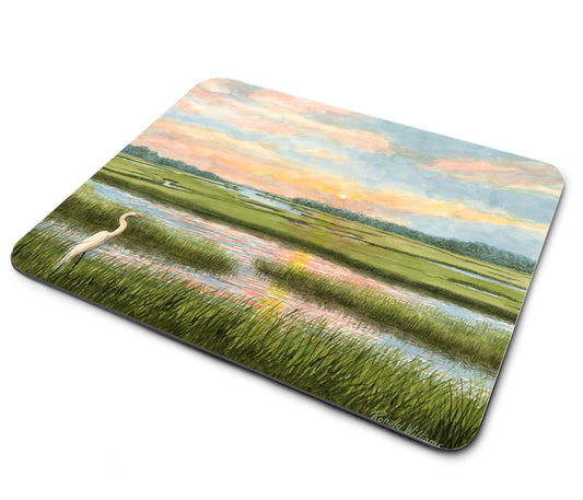 Mouse Pad - Ronald Williams Sun Up In The Marsh