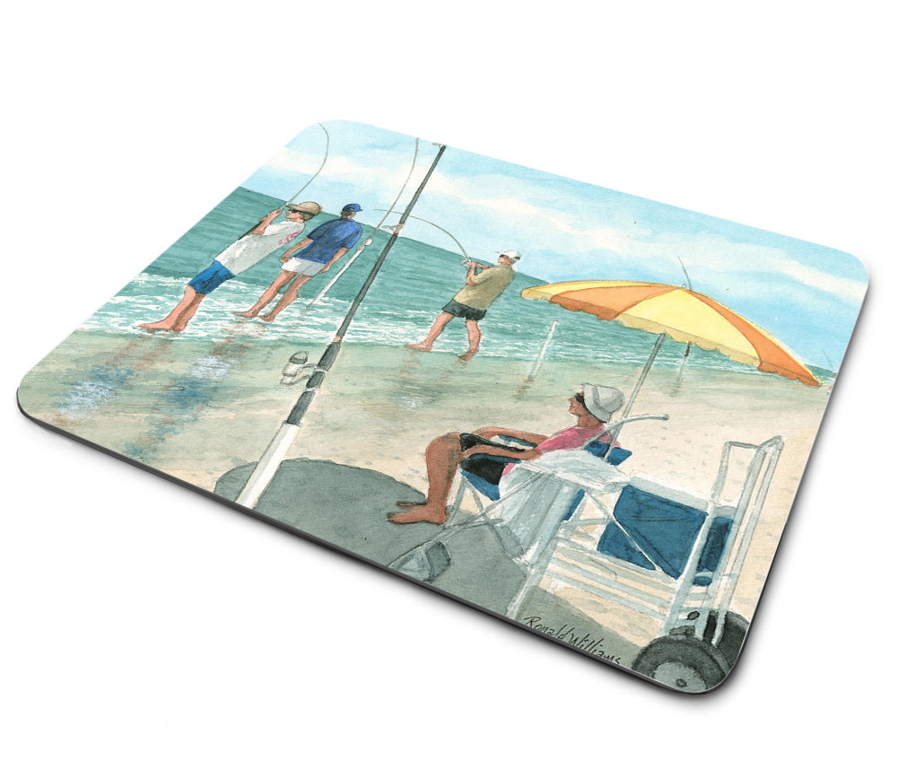 Mouse Pad - Ronald Williams Surf Fishing