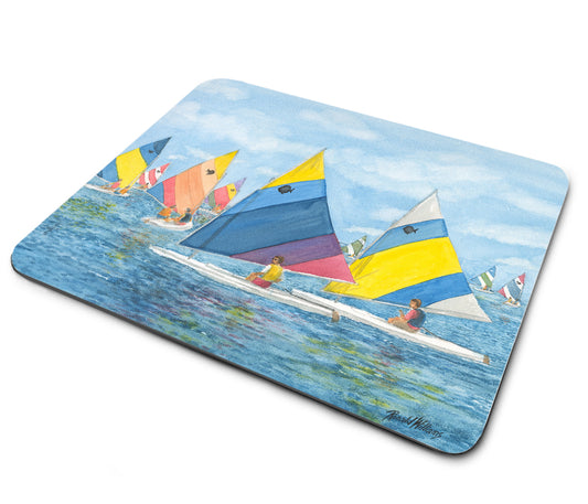 Mouse Pad - Ronald Williams Sailboats Sunfish Sailing