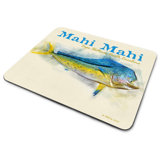 Mouse Pad - Cape Hatteras NC Mahi Mahi Game Fish