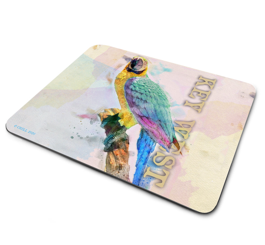 Mouse Pad - Key West Colorful Parrot