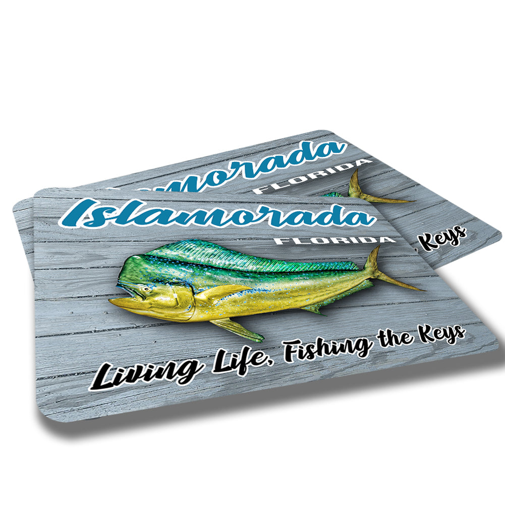 Doormats - Mahi Mahi Florida Keys Living Life Fishing the Keys