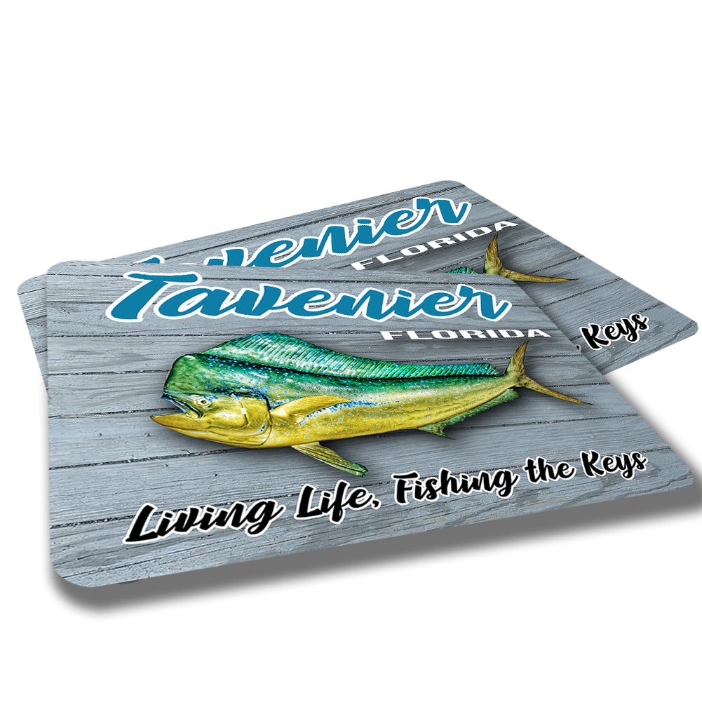 Doormats - Mahi Mahi Florida Keys Living Life Fishing the Keys