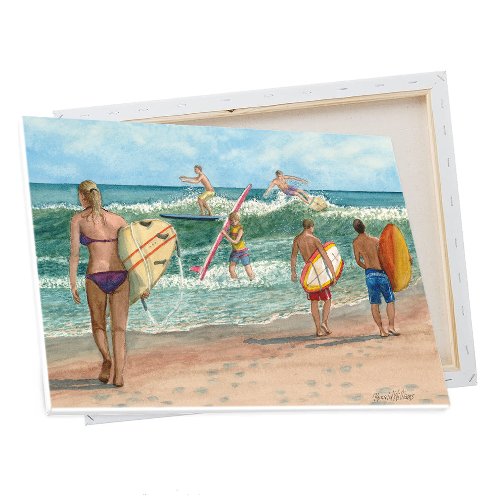 Wall Art - Ronald Williams Surf Scene