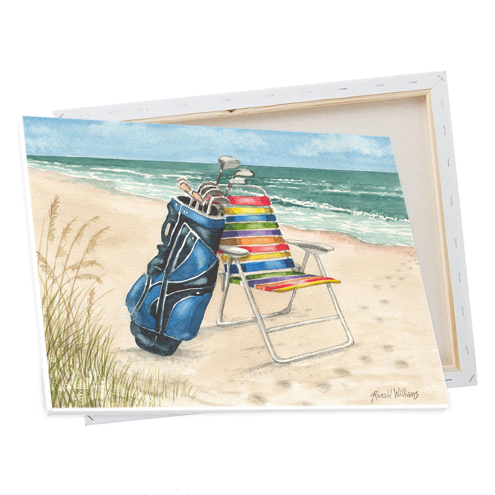 Wall Art - Ronald Williams Beach Chair and Golf Bag