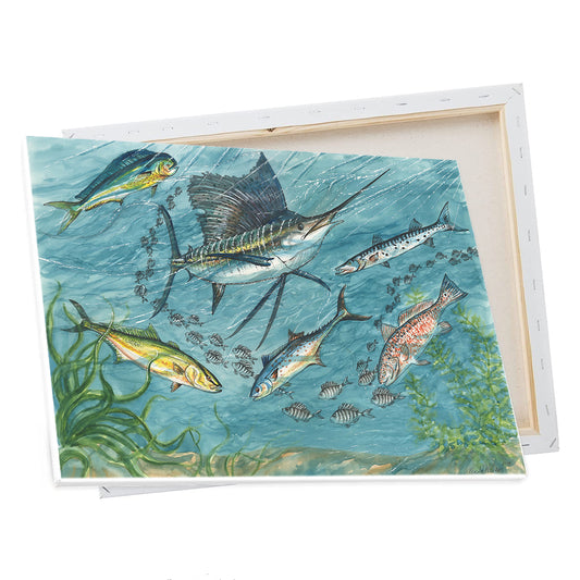 Wall Art - Ronald Williams Billfish