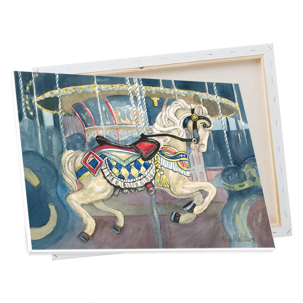 Wall Art - Ronald Williams Carolina Beach Carousel Horse