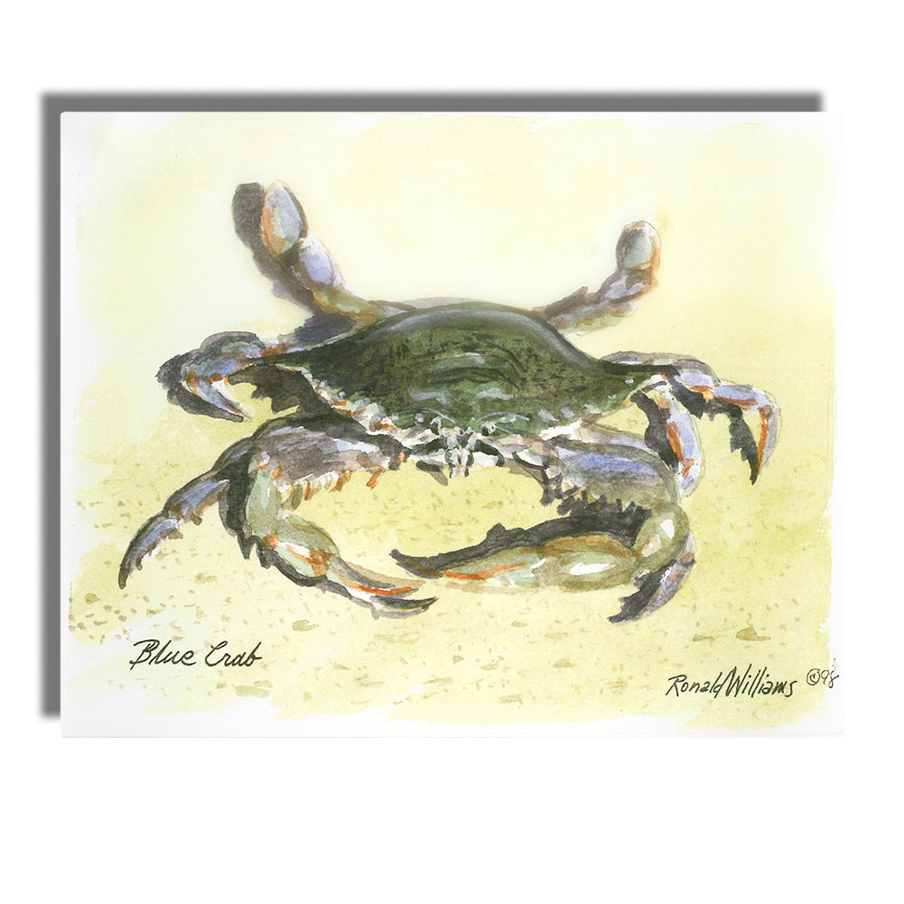 Wall Art - Ronald Williams Blue Crab