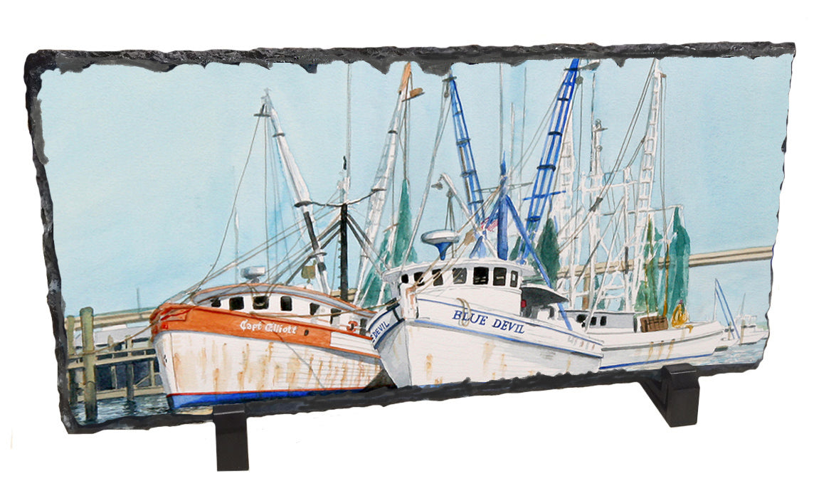 Slate Rock -  Ron Williams Blue Devil Shrimp Boat