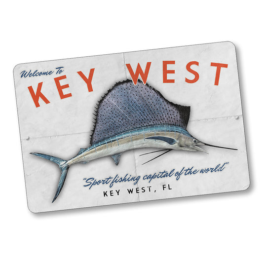 Sign 8x12 - Key West The Southern Most Point