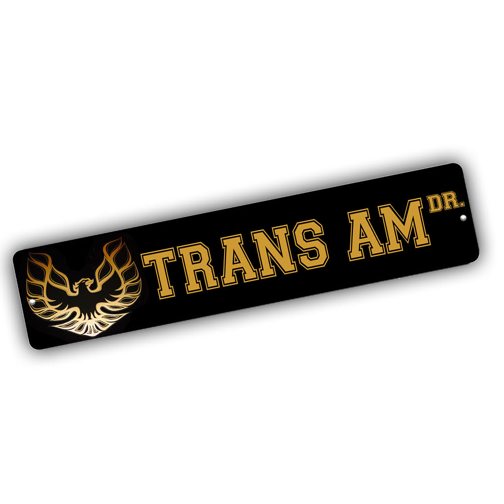 Street Sign 4x18 - 1978 Pontiac Trans Am 30th Dr Classic Car