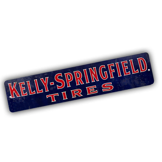 Street Sign 4x18 - Vintage Design Kelly - Springfield Tire