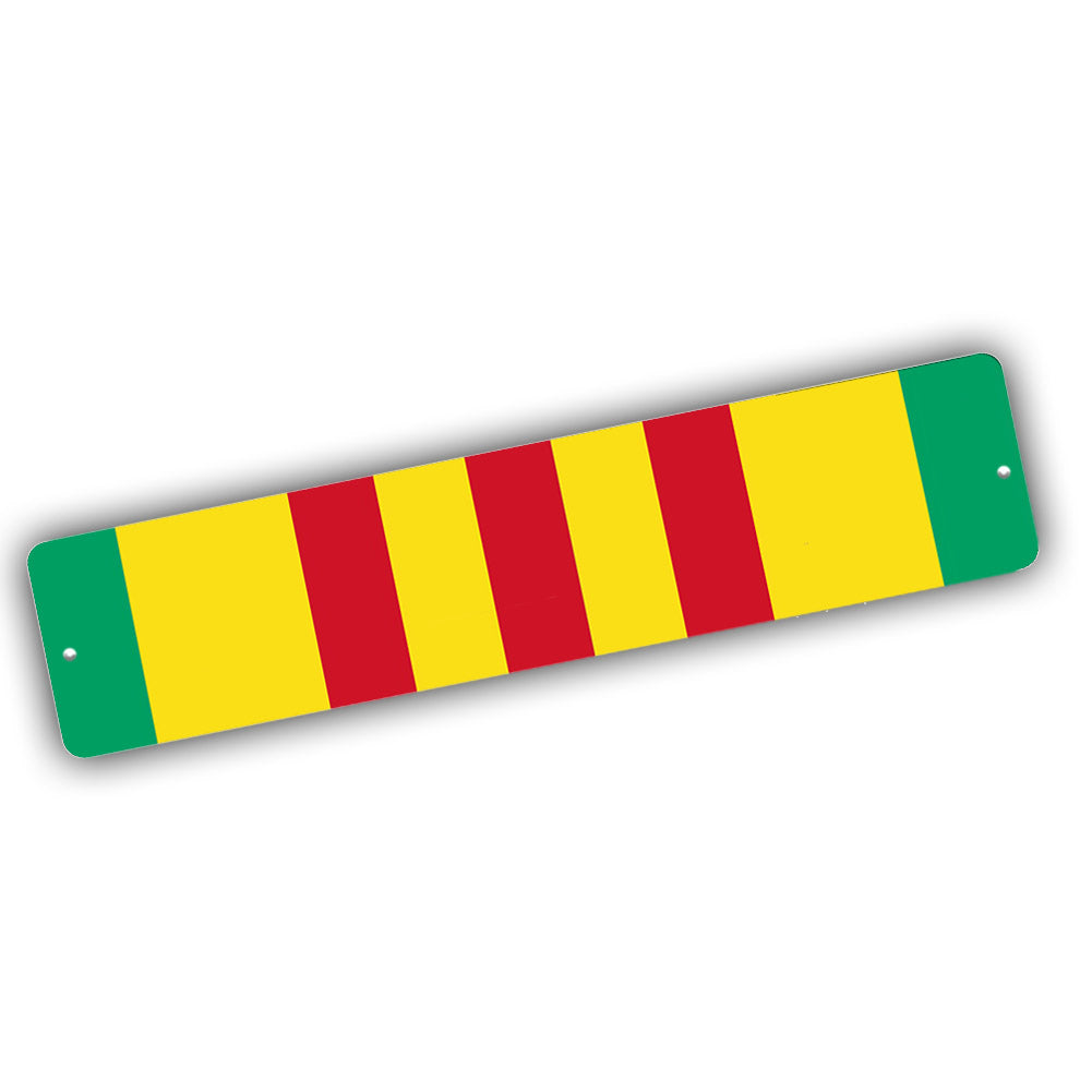 Street Sign 4x18 - Vietnam War Ribbon