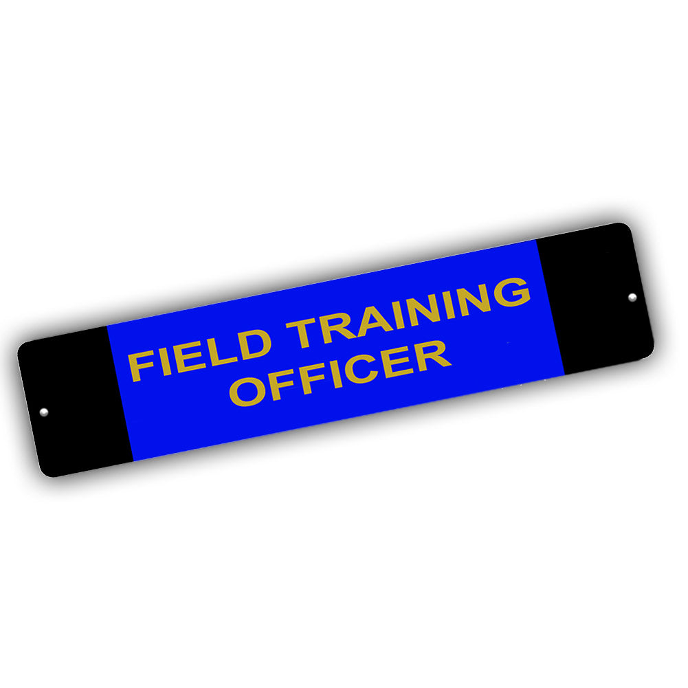 Street Sign 4x18 - Law Enforcement Thin Blue Line FTO