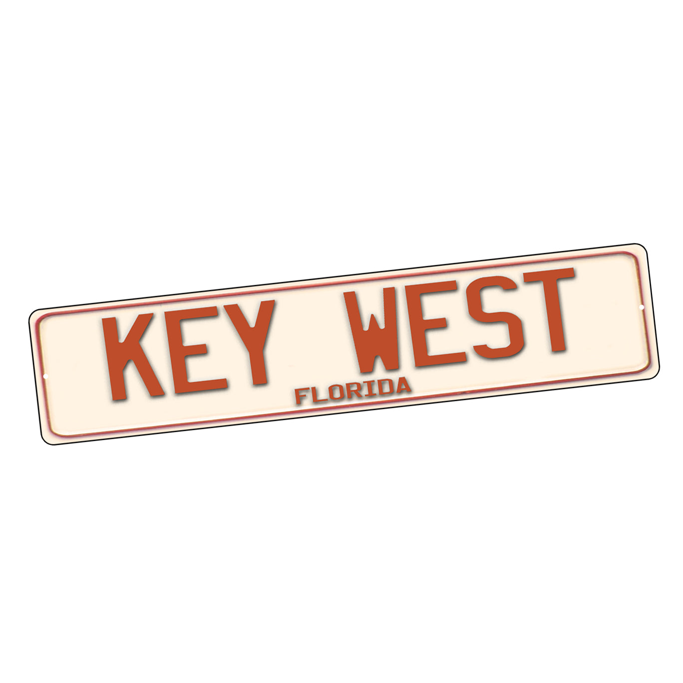 Street Sign 4x18 - Florida Keys Town Name Key West