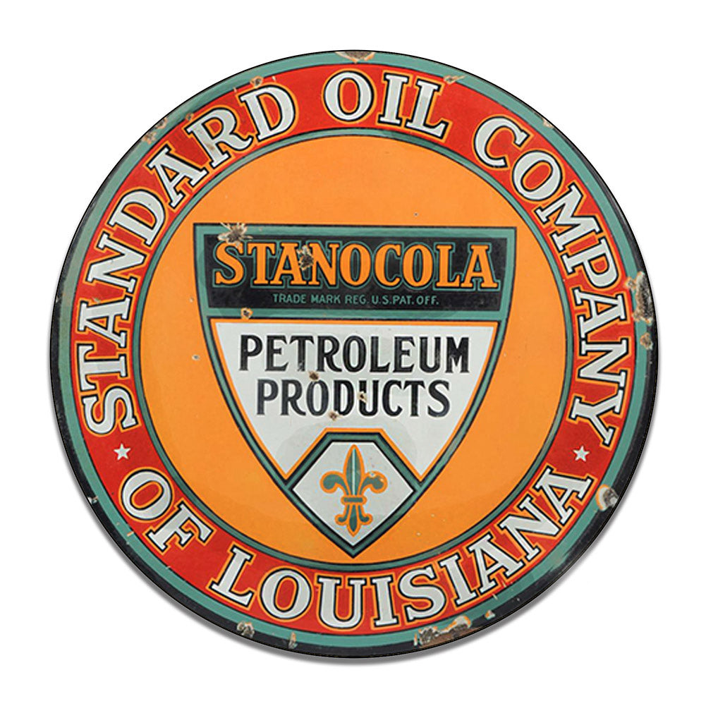 Round Signs - Gas and Oil Standard Oil Of Louisiana